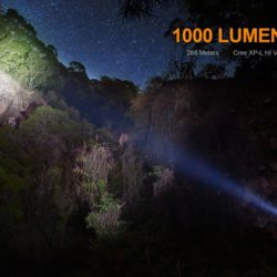 Fenix UC35 V2 1000 lumen en een goed bereik met Cree XP L HI V3 LED
