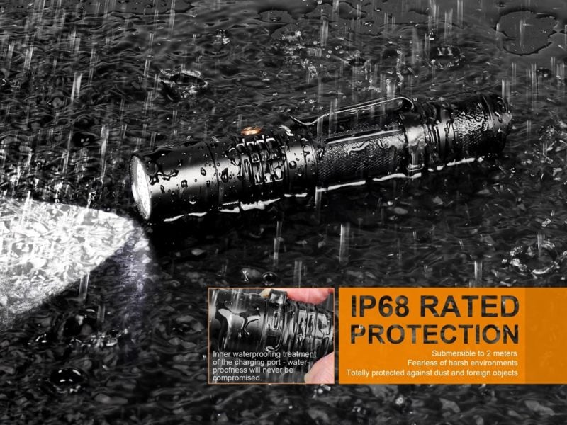 Fenix UC35 V2 voorzien van interne waterproof techniek