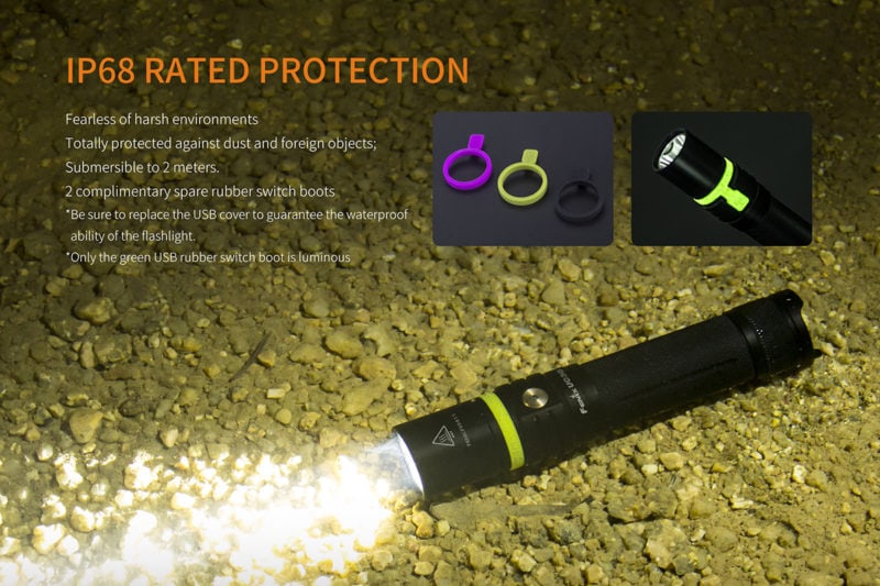 Fenix UC30 zeer voordelige oplaadbare EDC zaklamp