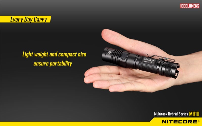 Nitecore MH10 een compacte zaklamp om altijd bij je te dragen