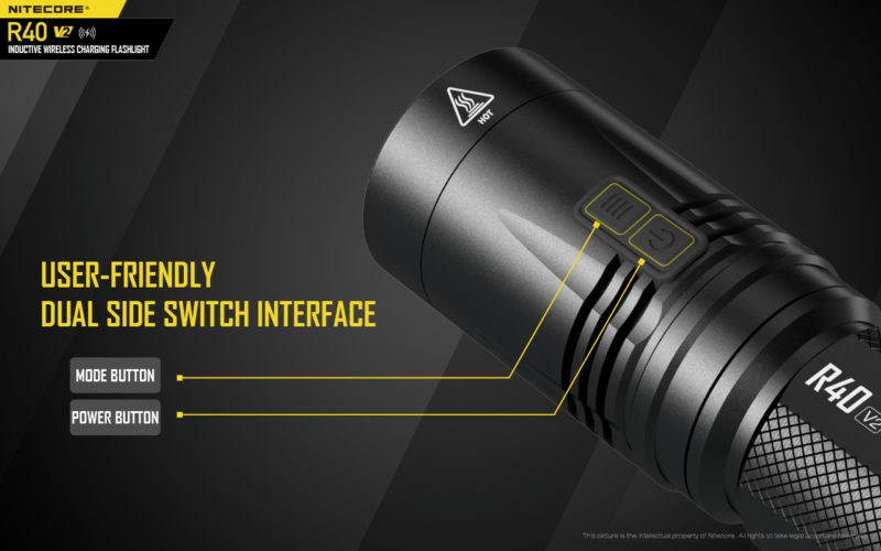 Nitecore R40 V2 snel en makkelijk te bedienen