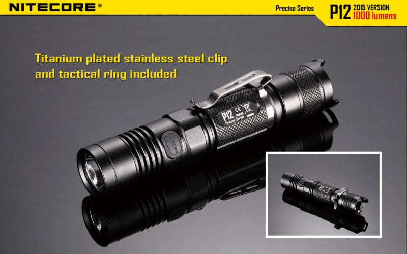 Nitecore P12 een klassieker onder de tactische lampen