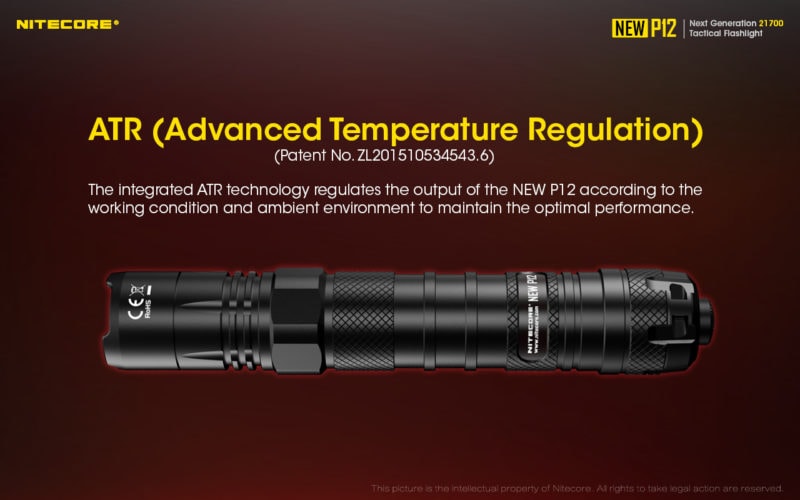 Nitecore P12 met geavanceerde temperatuur regeling
