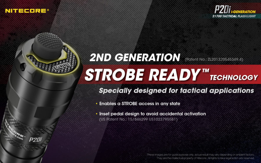 Nitecore P20i zaklamp tactisch strobe ready direct stroboscoop