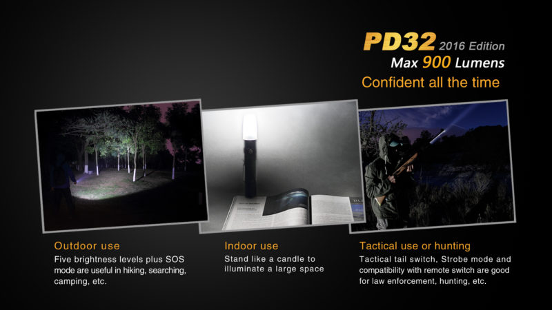 Fenix PD32 XP-L HI LED zaklamp 2