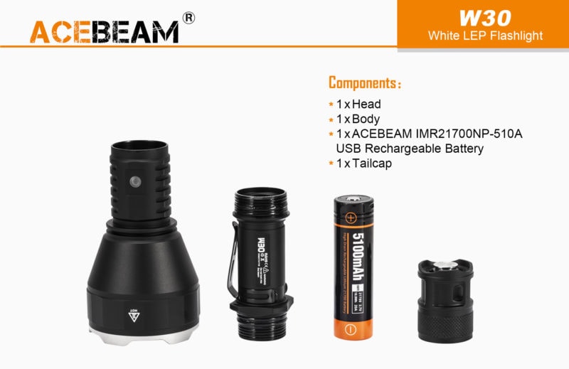 ACEBEAM W30 LEP Zaklamp accessoires