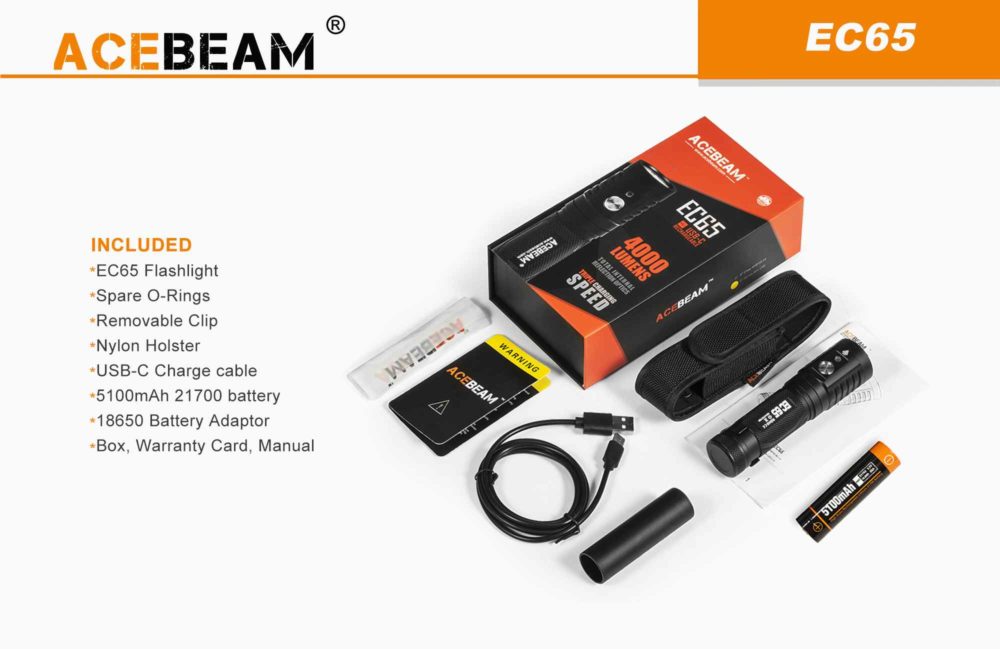 Acebeam EC65 accessoires