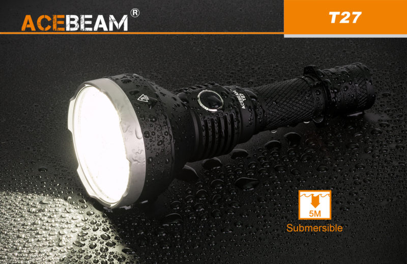 Acebeam T27 tot 5 meter waterproof