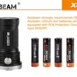 Acebeam X80 LED Zaklamp batterijen