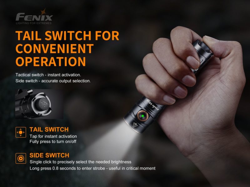 FENIX LD30 snelle schakeling