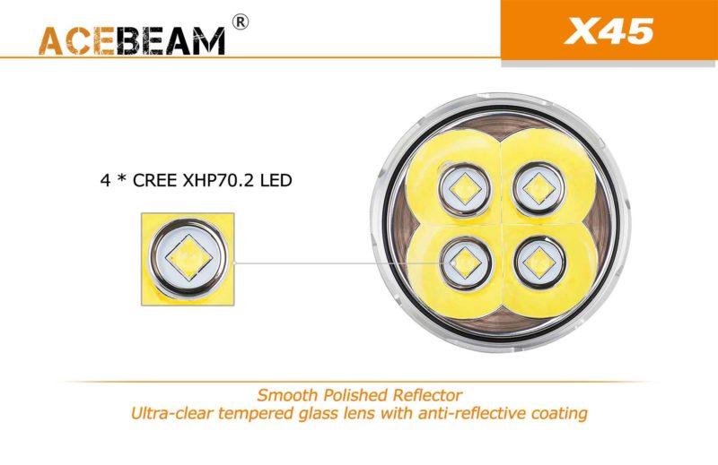Acebeam X45 XHP70_2 Cree