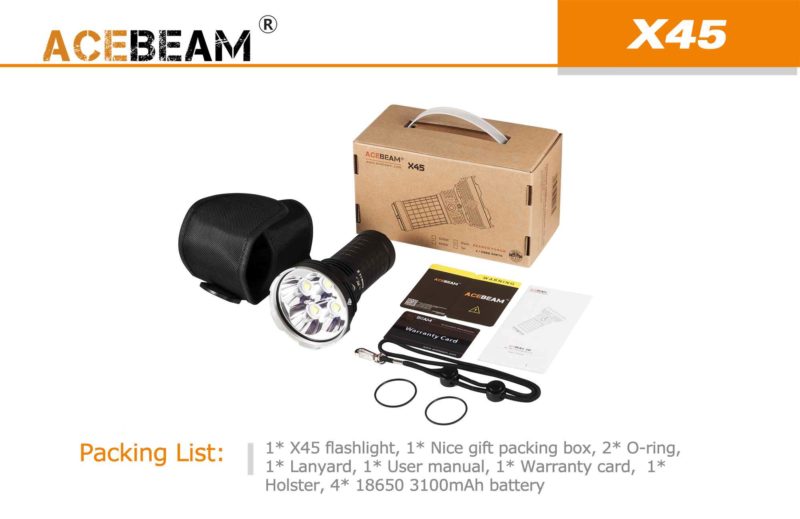 Acebeam X45 accessoires
