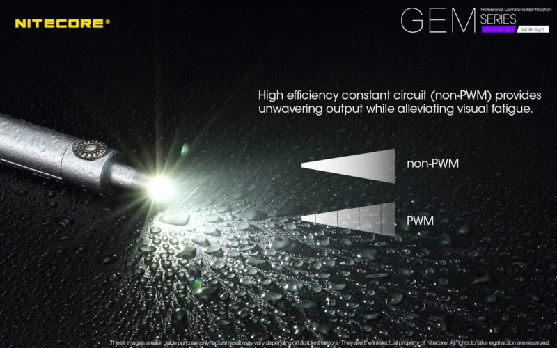 Nitecore GEM10 UV een UV-penlamp voor professionele keukens en in ziekenhuizen