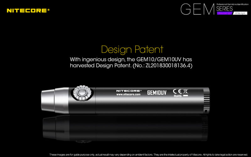 Nitecore GEM10 UV van een gepatenteerd ontwerp