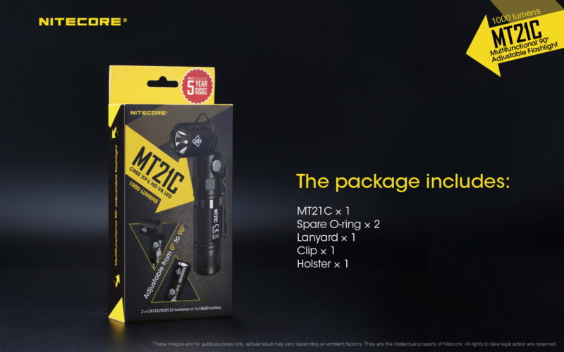 Nitecore MT21C accessoires