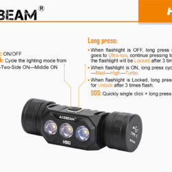 Acebeam H50 gebruik