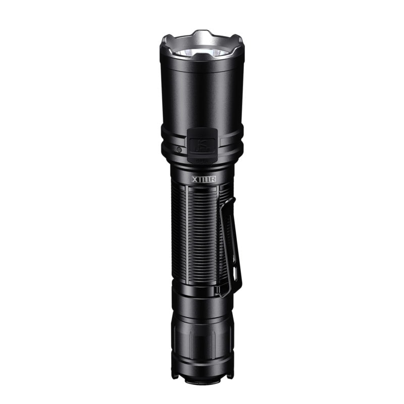 Klarus XT11R krachtige tactische zaklamp met sterke besel en broekclip - Zaklampwinkel