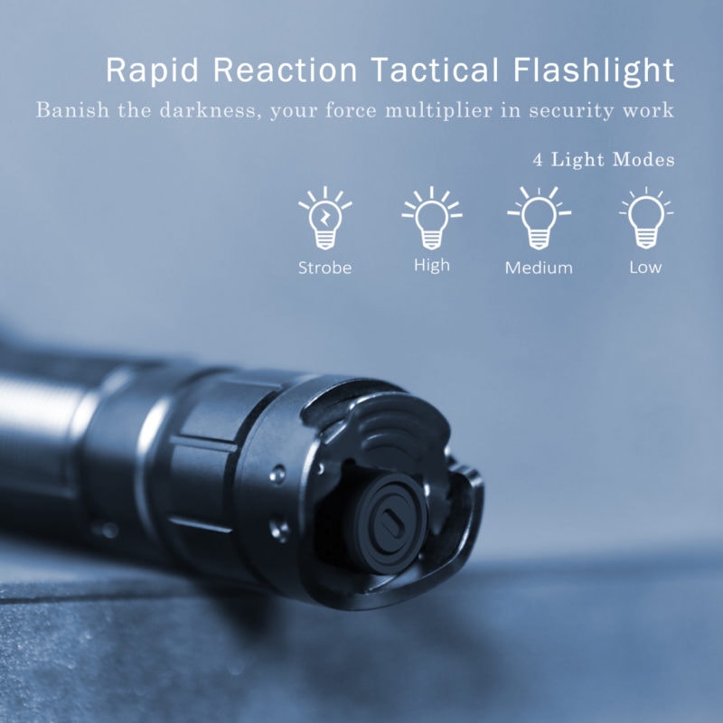 Klarus XT11R tactische zaklamp - Zaklampwinkel