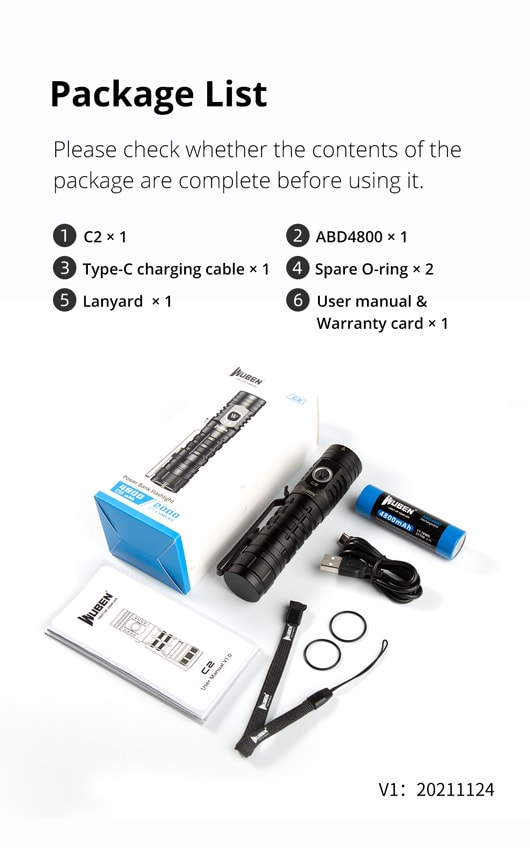 Wuben C2 Accessoires