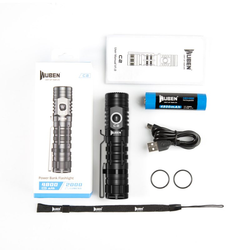 Wuben C2 met accessoires