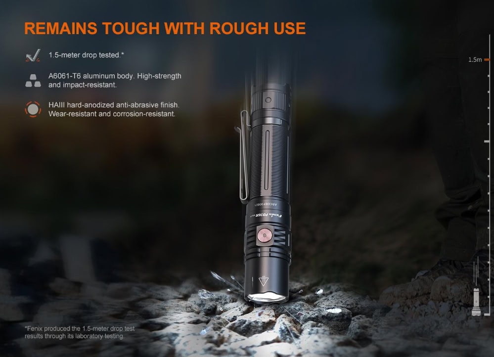 Eigenschappen van de Fenix PD36R V2.0