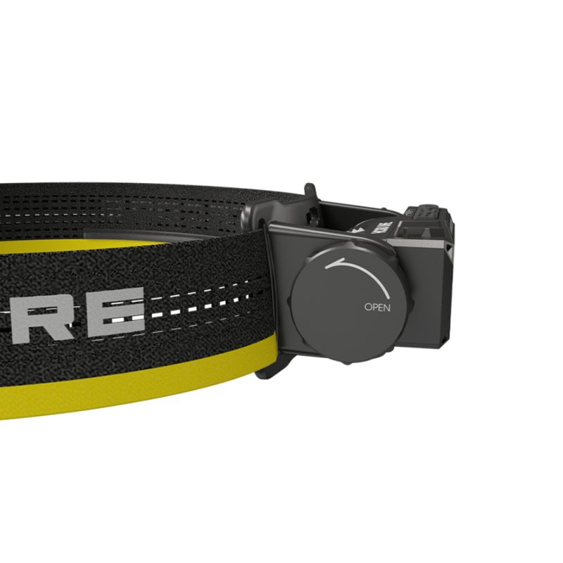 Nitecore HC60 UHE Batterijcompartiment Weergave