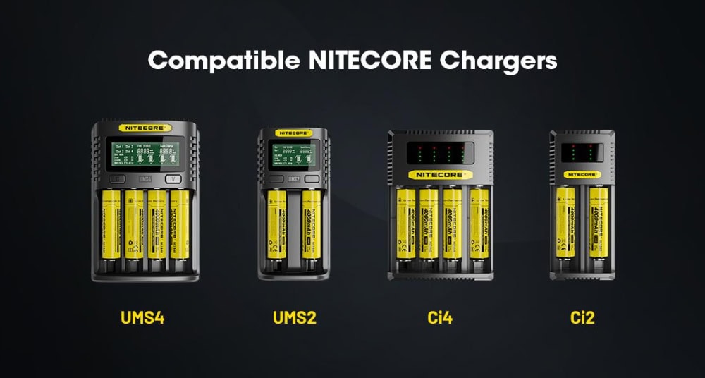 Nitecore NL1840 Batterij Bijgeleverde Accessoires