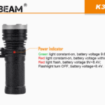 AceBeam K30 GT batterij indicator