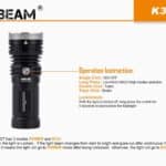 AceBeam K30 GT eenvoudige bediening