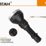 Acebeam T27 oplaadindicator
