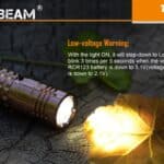 Acebeam TK16 CU met batterij indicator