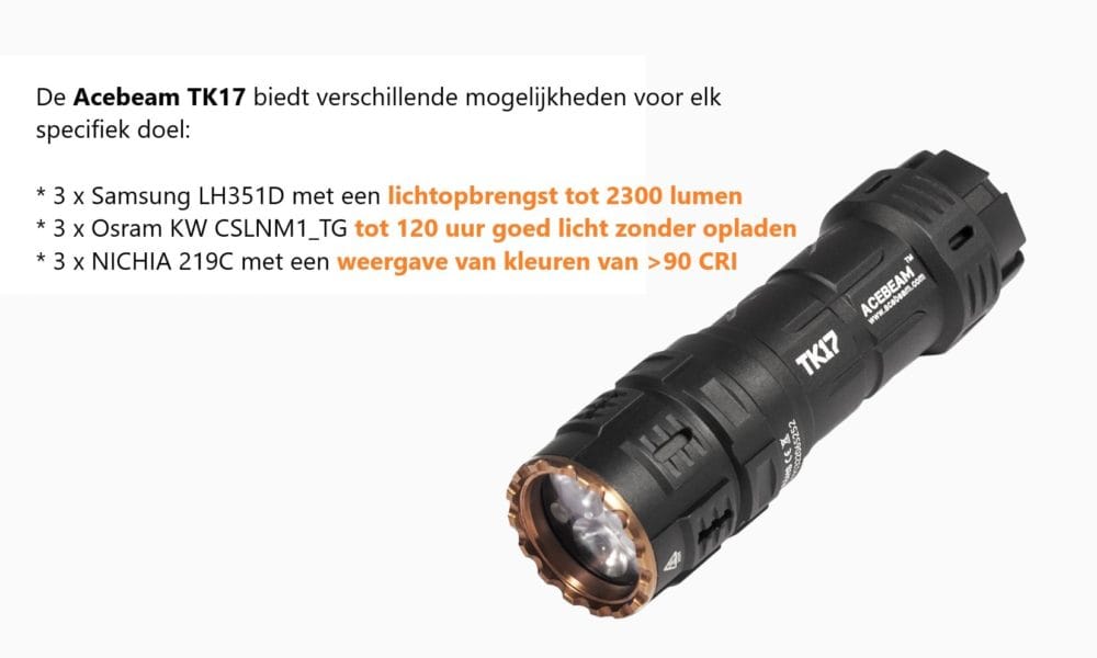 Acebeam TK17 Samsung LH351D