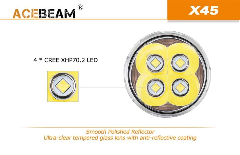 Acebeam X45 XHP70_2 Cree