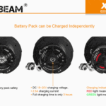 Acebeam X70 batterijen onafhankelijk opladen