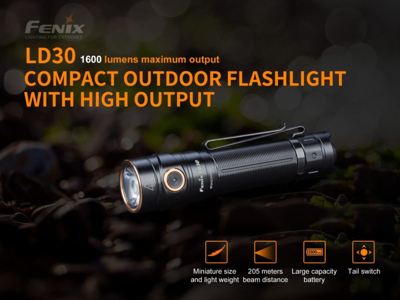 FENIX LD30 kleine maar krachtige zaklamp