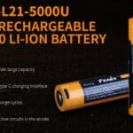 Fenix ARB-L21-5000U 21700 Accu Hoge Prestaties