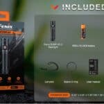 Fenix E28R V2.0 Zaklamp Meegeleverde Accessoires