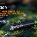 Fenix E30R een superlamp in miniformaat geleverd met krachtige 18650-Li-ion batterij