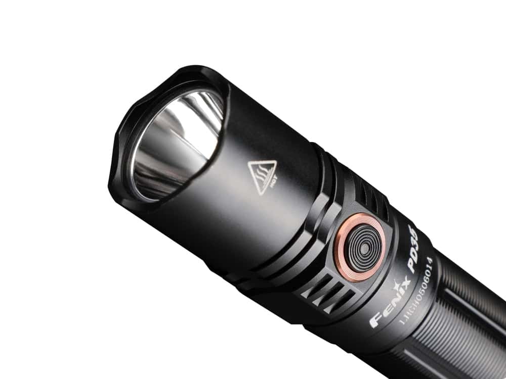 Fenix PD35 V3.0 Behuizing en Lensweergave