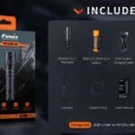 Fenix PD40R V3.0 Zaklamp Bijgeleverde Accessoires