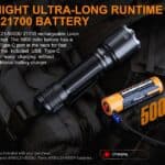 Fenix TK16 V2.0 Zaklamp Batterij