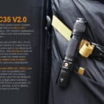 Fenix UC35 V2 oplaadbaar en met een hand te bedienen