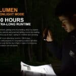 Fenix UC35 V2 ultra lang gebruiksduur van 800 uur op 1 lumen om je nachtvisie te behouden