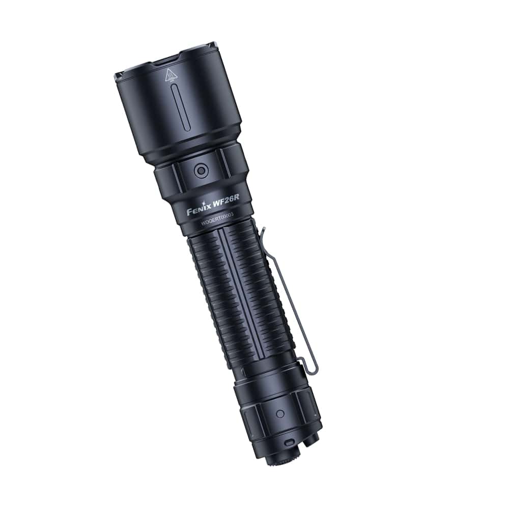 Fenix WF26R Zaklamp Productfoto met bovenkant