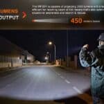 Fenix WF26R zaklamp 3000 lumen en beamshot