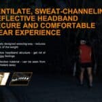 Fenix HL18R ultralight hoofdlamp met ventilatie band