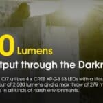 Nitecore CI7 Infrarood Zaklamp Witte Balk