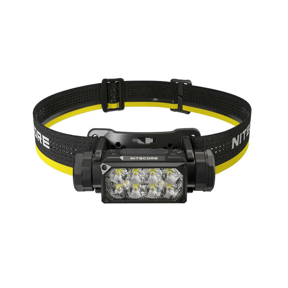 Nitecore hc65 uhe hoofdlamp overszichtsfoto