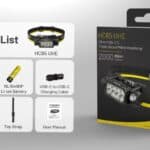 Nitecore HC65 UHE Pakketlijst