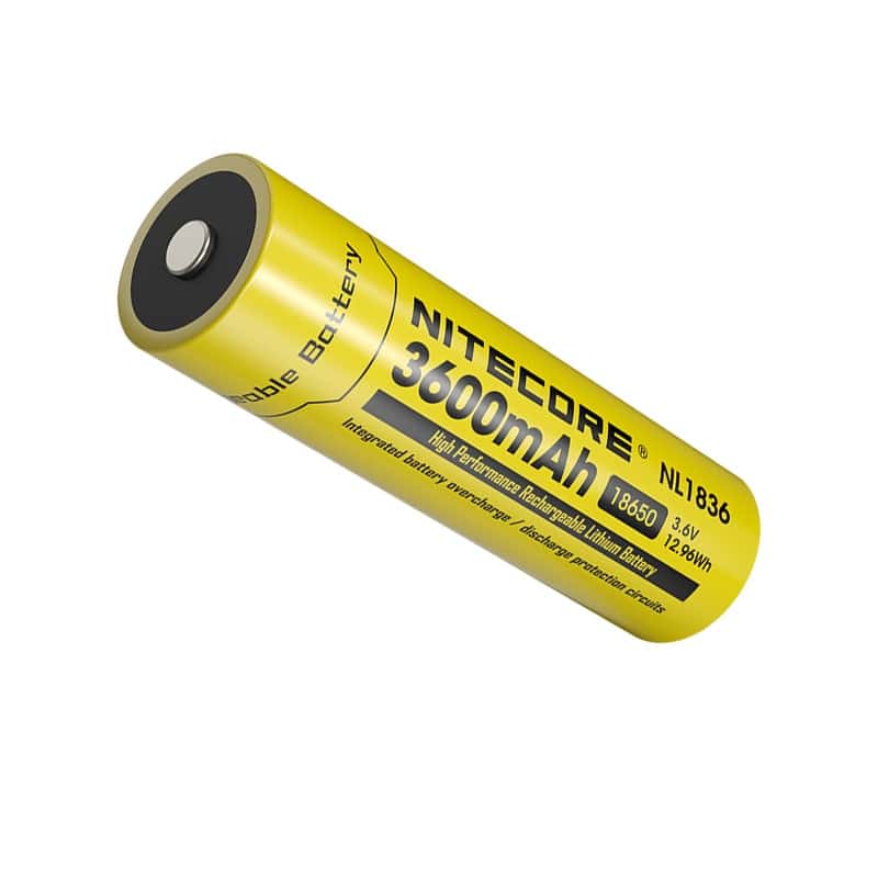 Nitecore nl1836, 18650 batterij van 3600 mah
